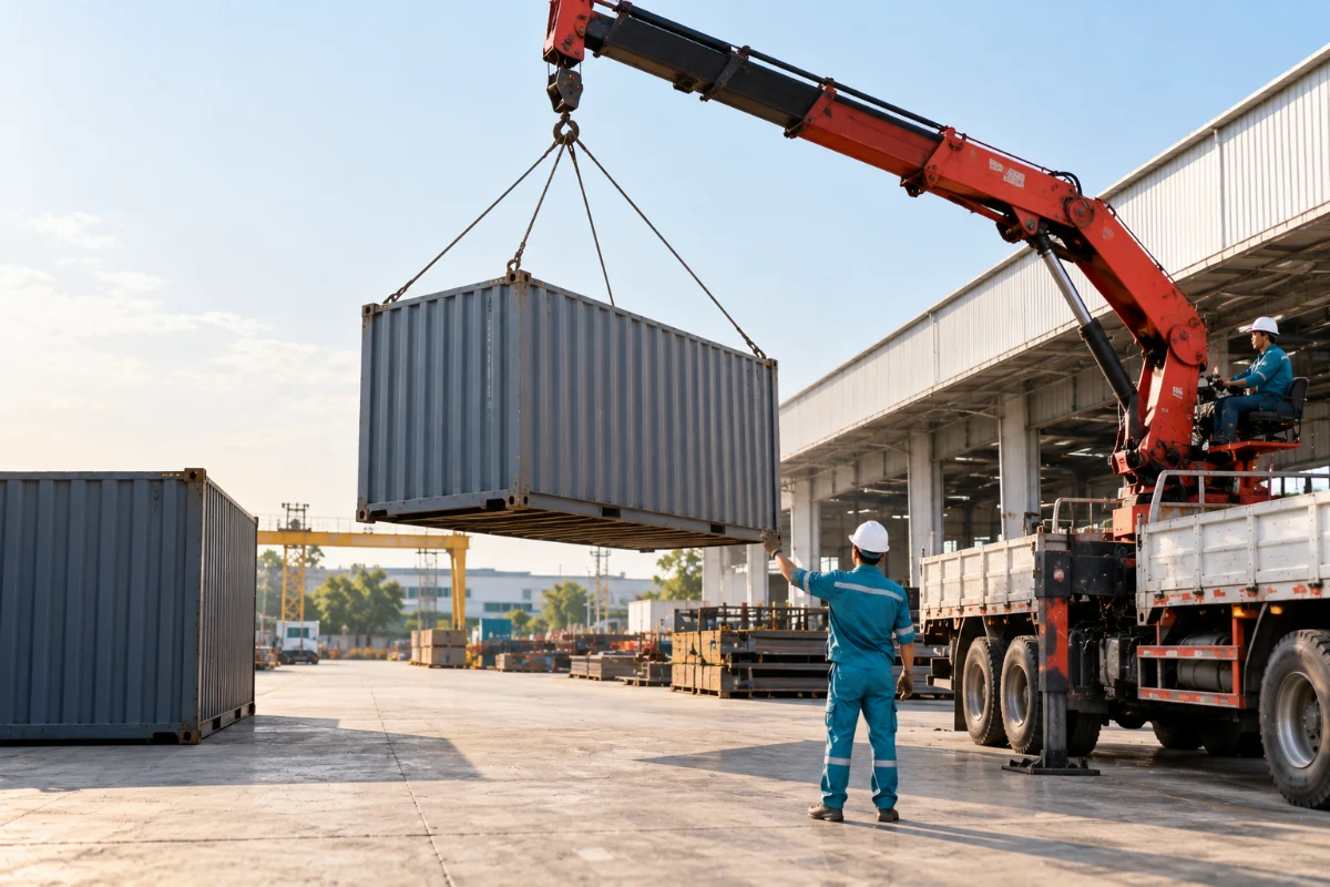 Xe cẩu tự hành 5 tấn